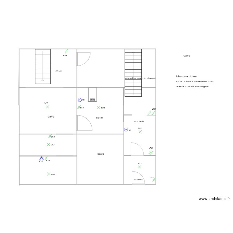 jujes cave. Plan de 0 pièce et 0 m2
