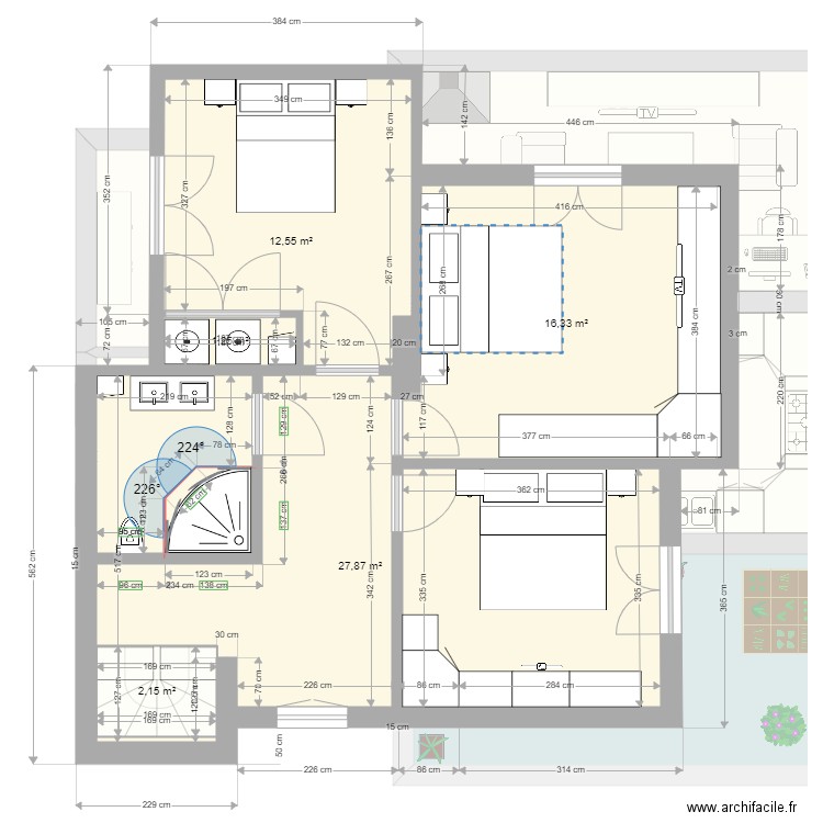 Casa con pavimento. Plan de 0 pièce et 0 m2