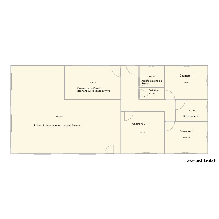 Salle de formation en maison. Plan de 0 pièce et 0 m2