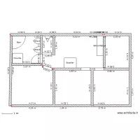 Etage Maison en bois / 1i&egrave;re &eacute;bauche