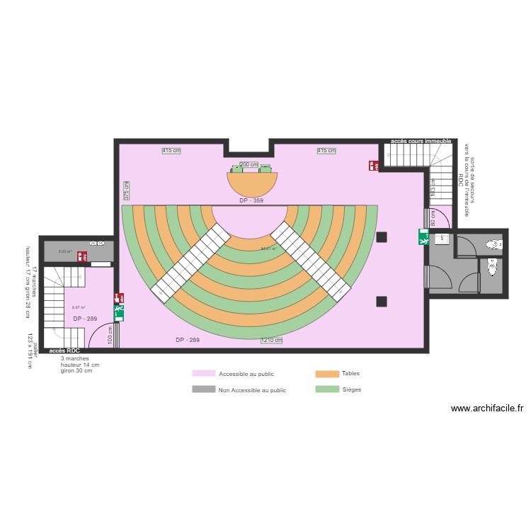 SOUS SOL PEREIRE RECYCLAGE RECUPERATION. Plan de 0 pièce et 0 m2