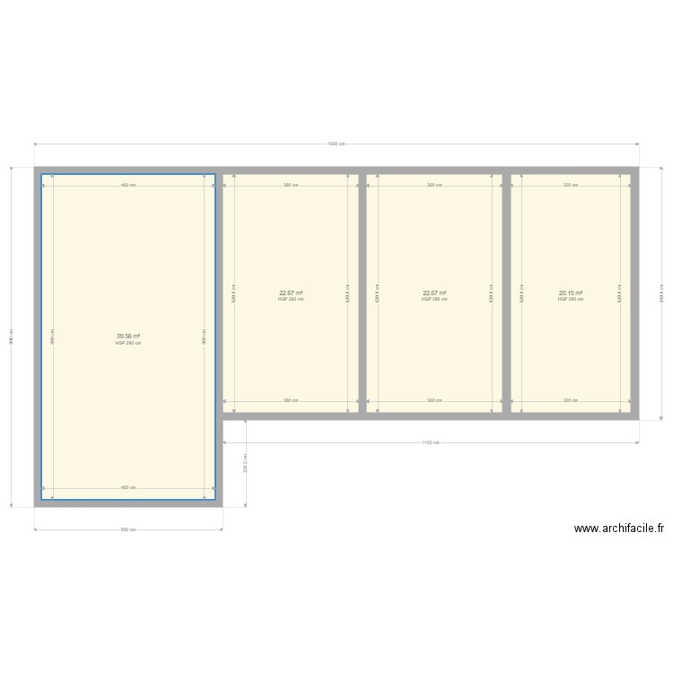 garage fondation. Plan de 0 pièce et 0 m2