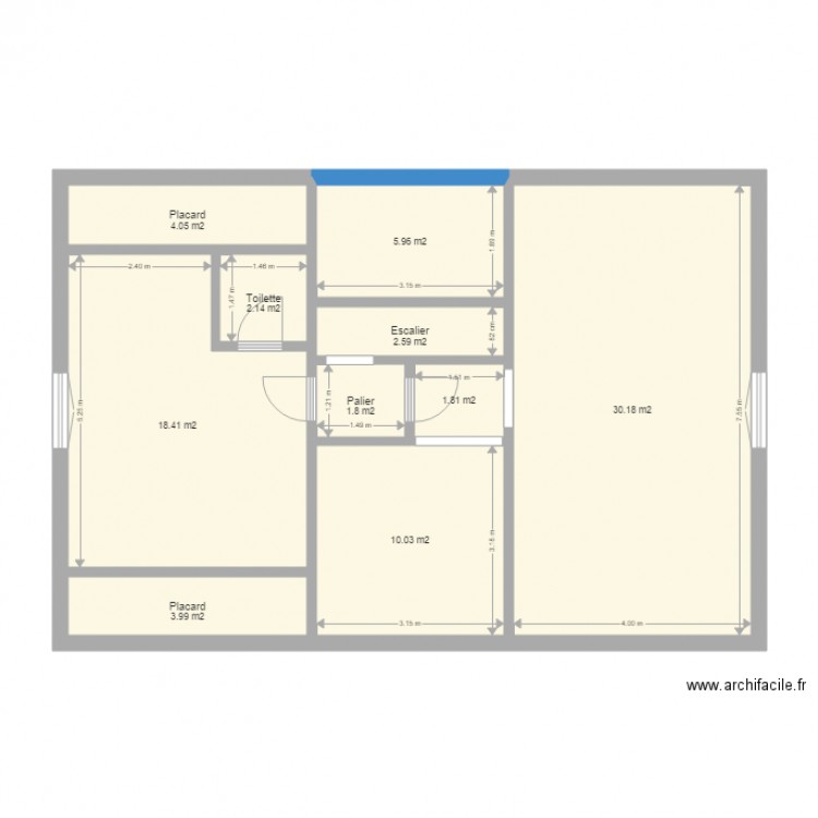 Maison Méré bis. Plan de 0 pièce et 0 m2