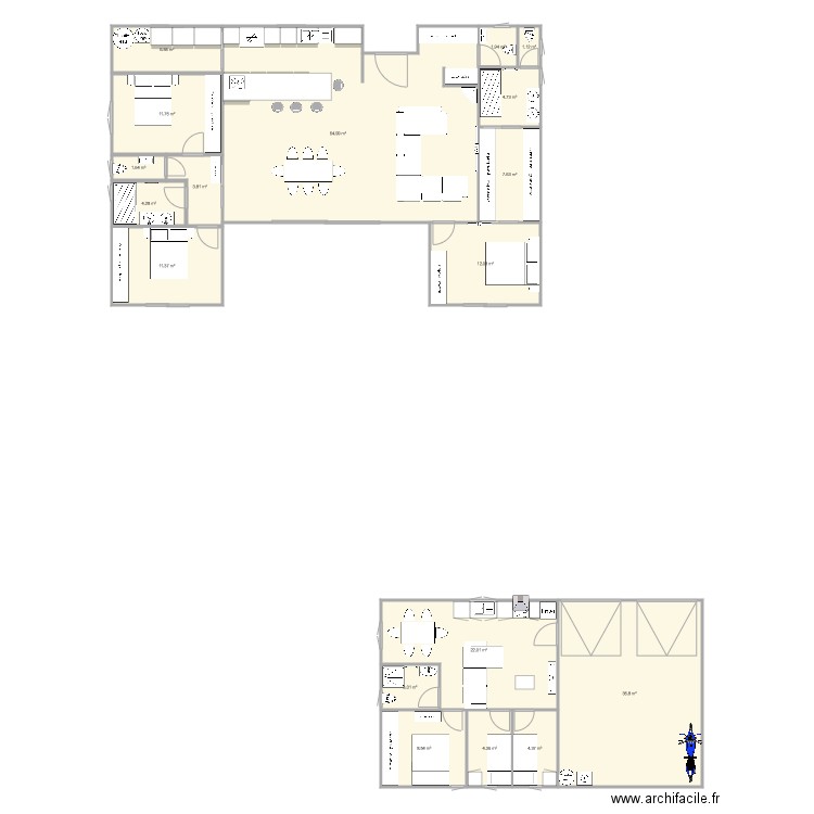 GARAGE 2 . Plan de 0 pièce et 0 m2