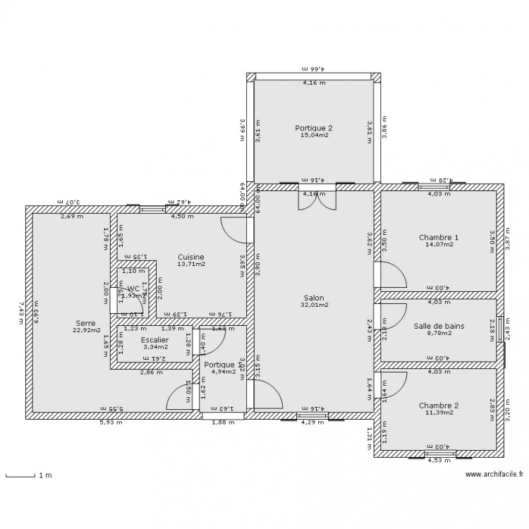 Version 1. Plan de 0 pièce et 0 m2