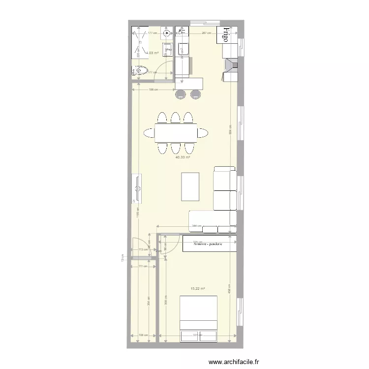 tailon RDC V3. Plan de 
