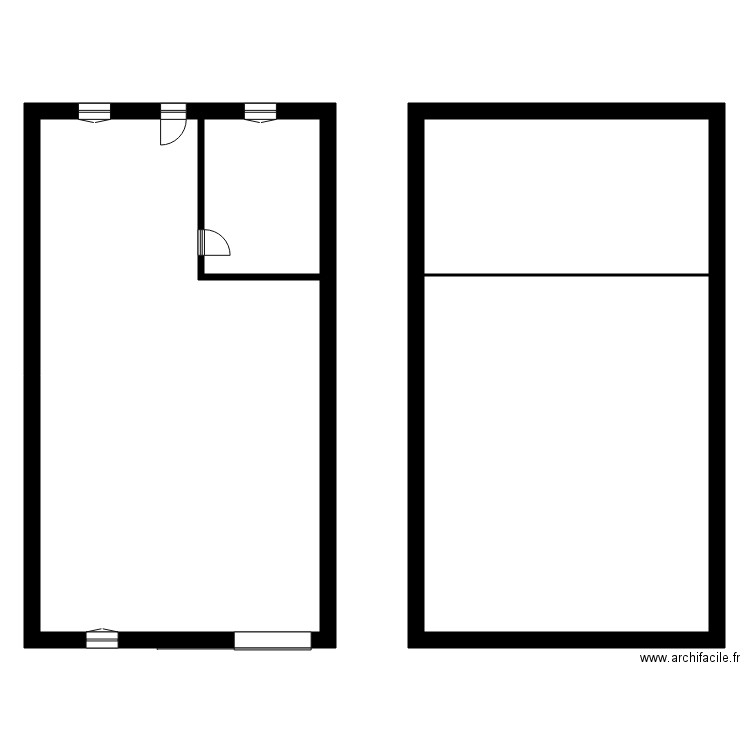 GRUSELLE. Plan de 4 pièces et 280 m2