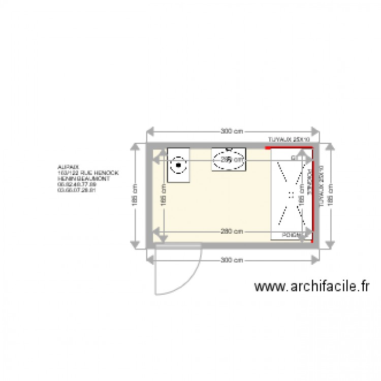 AUPAIX . Plan de 0 pièce et 0 m2