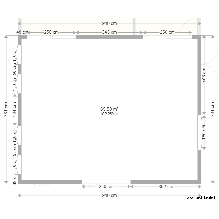 Maison Plaine. Plan de 0 pièce et 0 m2