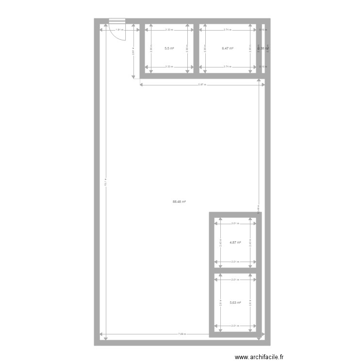 loft . Plan de 0 pièce et 0 m2