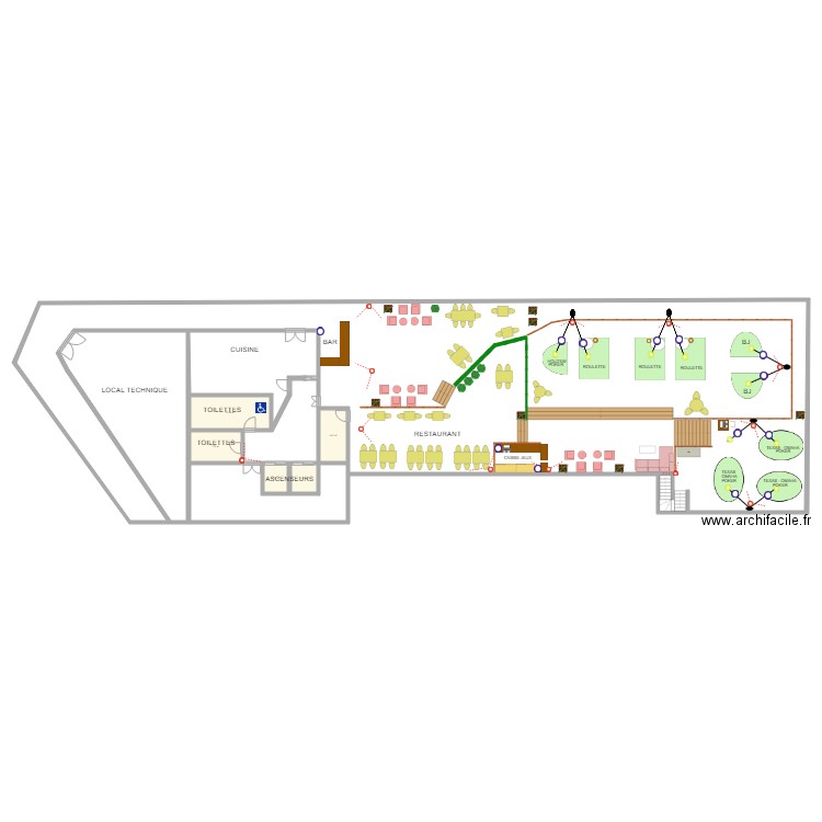 Toit terrasse au 20 Juillet 2018  modification  porte entrée local tech. Plan de 0 pièce et 0 m2