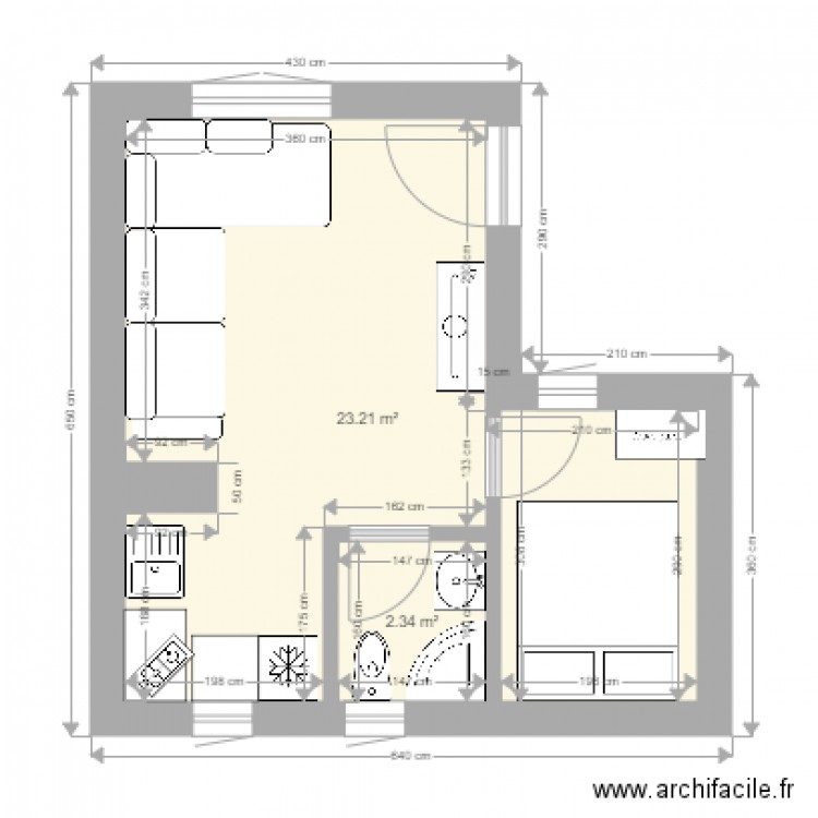 Studio bouarada5. Plan de 0 pièce et 0 m2