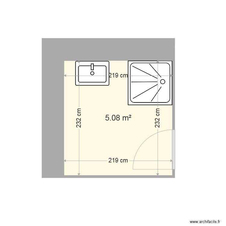 salle de bain AUDUIT. Plan de 0 pièce et 0 m2