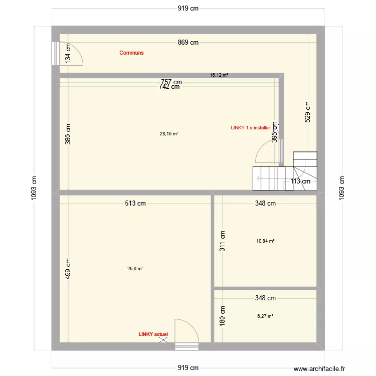 rdc lavoisier. Plan de 