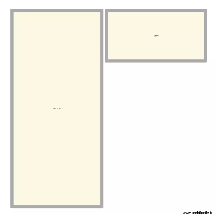 test. Plan de 2 pièces et 205 m²