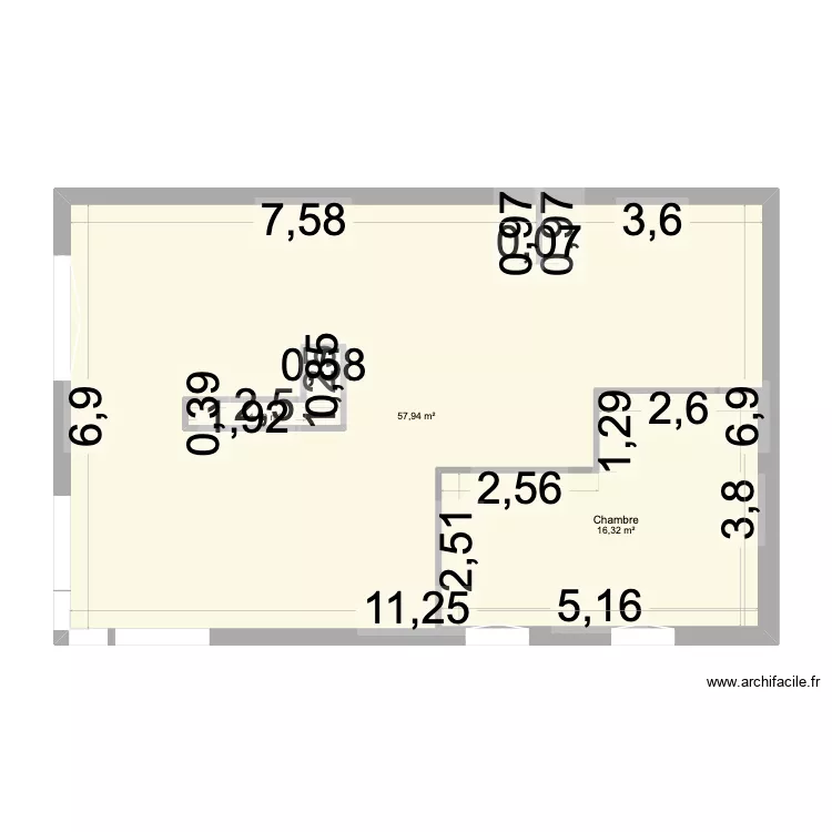 Trianon. Plan de 3 pièces et 95 m² Trianon. Plan de 3 pièces et 95 m²