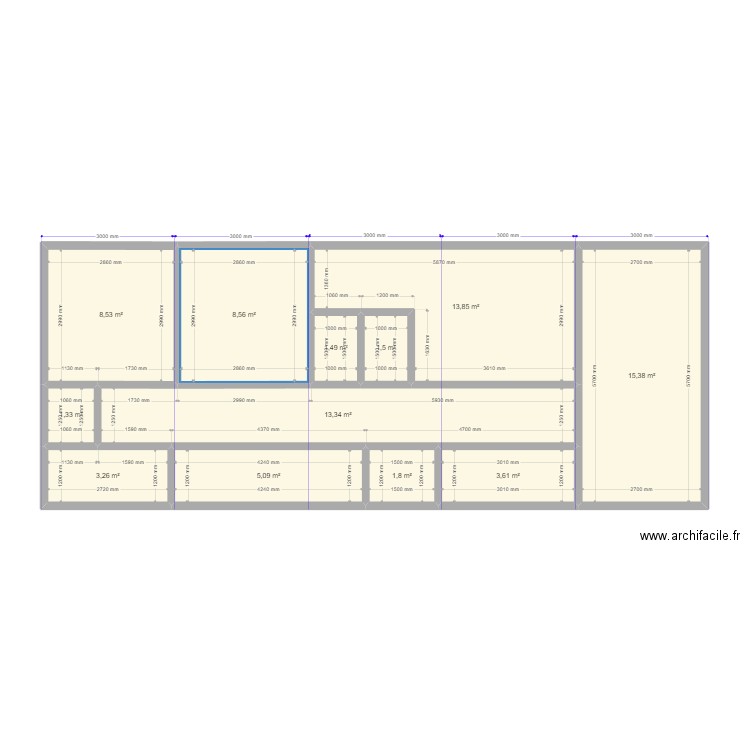 Односкатка 3,5. Plan de 0 pièce et 0 m2