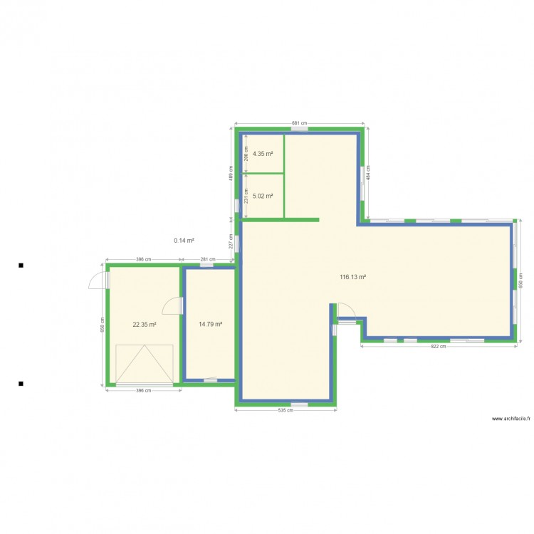 Plan. Plan de 0 pièce et 0 m2