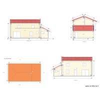 Plan Rice façades et toiture