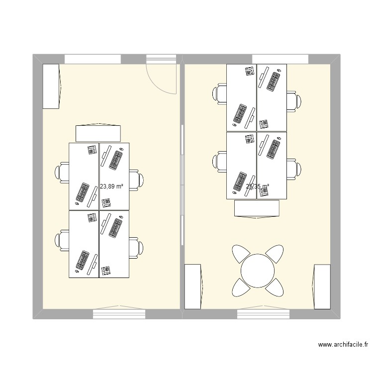 Bureau exploitation V2. Plan de 0 pièce et 0 m2