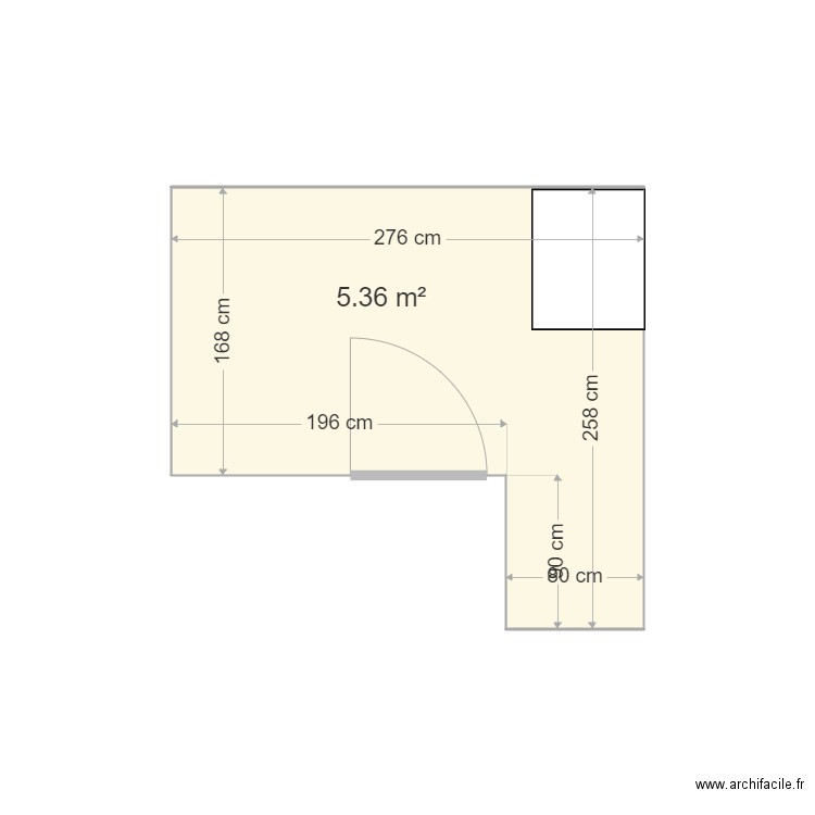 SDB aménagée. Plan de 0 pièce et 0 m2