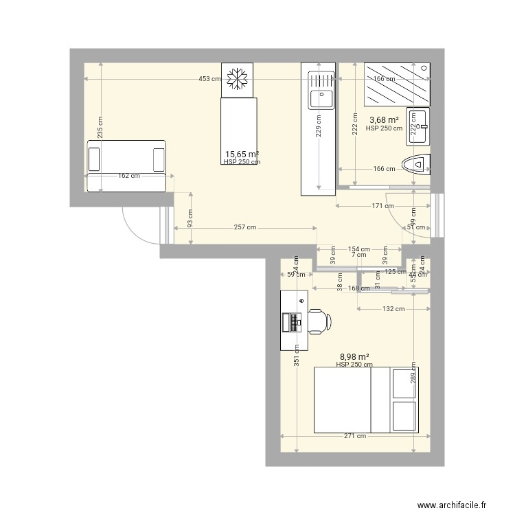 Irini Saint Ger. Plan de 0 pièce et 0 m2