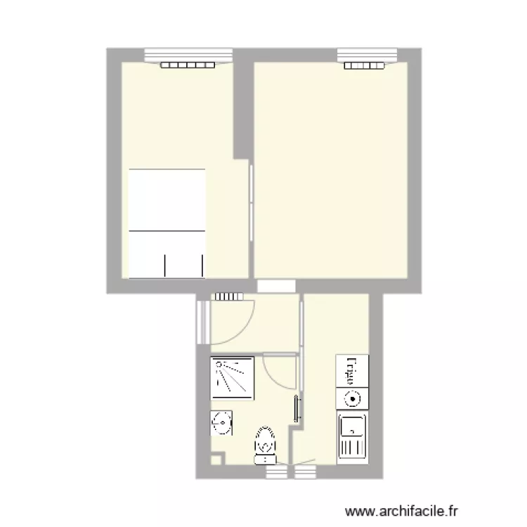 Appartement B11. Plan de 