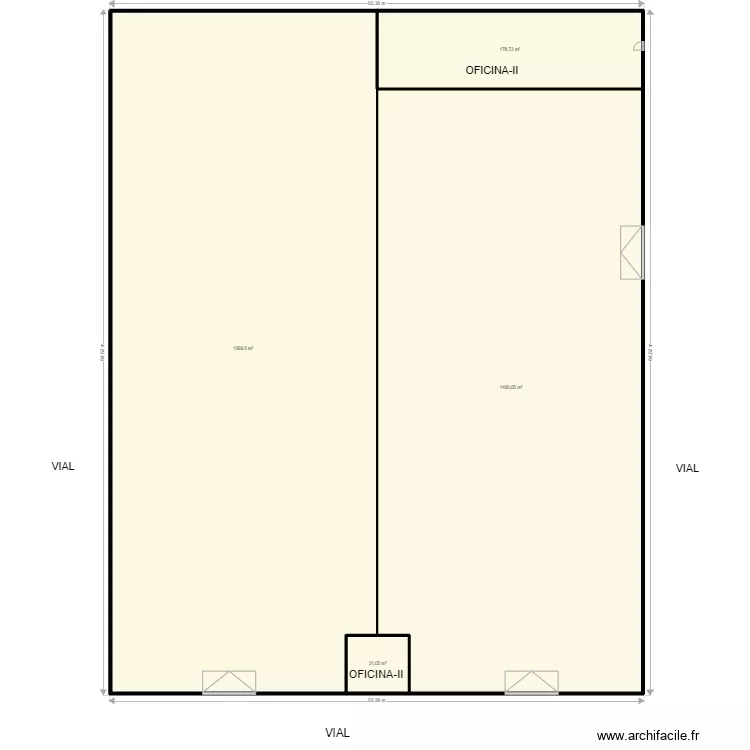 NAVE QUART COMARQUES. Plan de 
