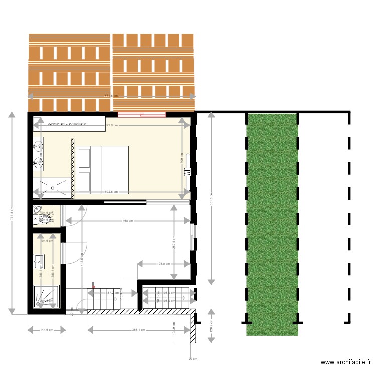 SALLE DE BAIN COULOIRE SUITE1. Plan de 0 pièce et 0 m2