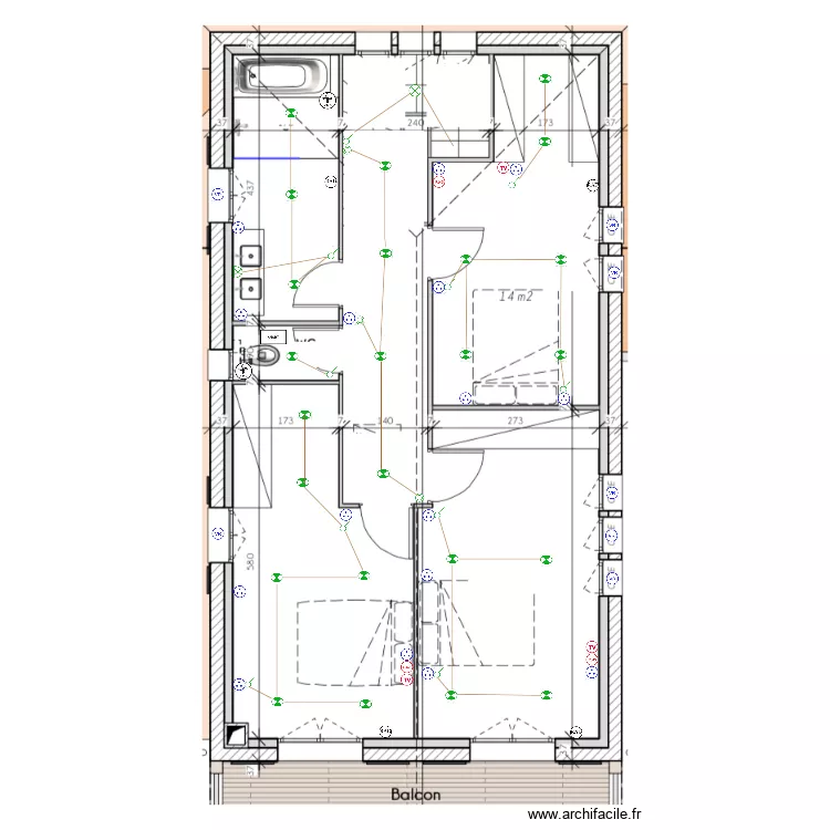 JAUREGUIBERRY. Plan de 