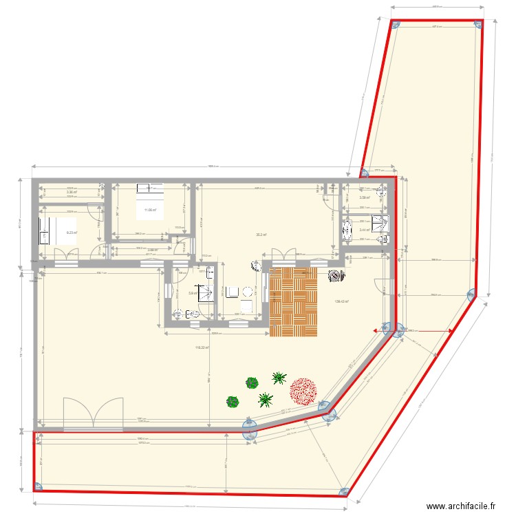 Extension SGDD  2021 URBANISME Plan en décalage V6 AVRIL. Plan de 0 pièce et 0 m2