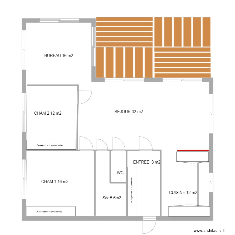 PROJET MARIE. Plan de 0 pièce et 0 m2