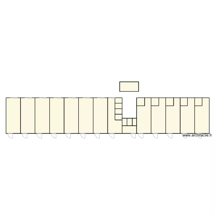 CNR SABLONS. Plan de 
