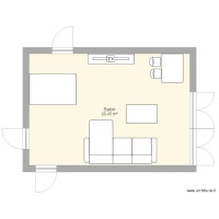 Salon 27m2 villa gabriella