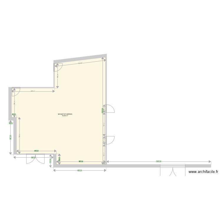 rdc geg 1. Plan de 0 pièce et 0 m2