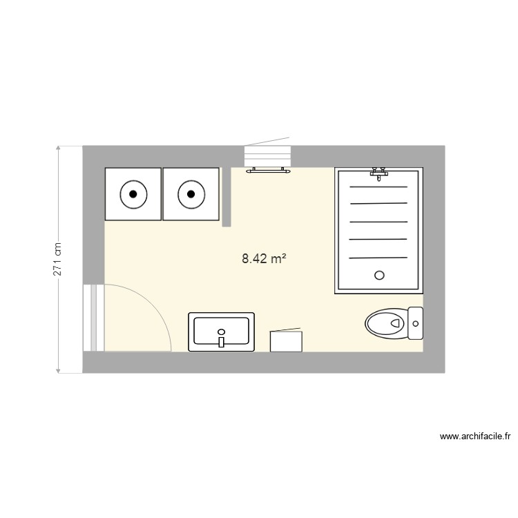 Salle de bain 3. Plan de 0 pièce et 0 m2