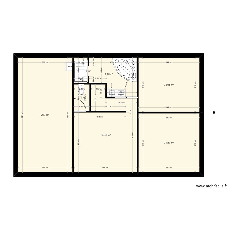 plan rudy clara etage. Plan de 0 pièce et 0 m2