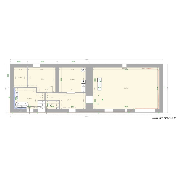 plomberie RDC. Plan de 0 pièce et 0 m2