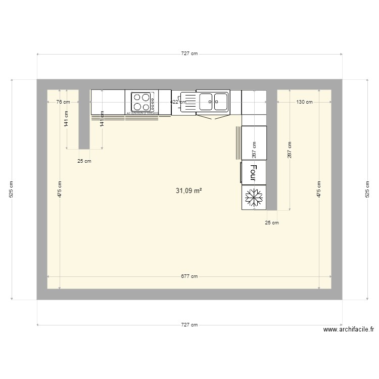 cuisine 2. Plan de 0 pièce et 0 m2