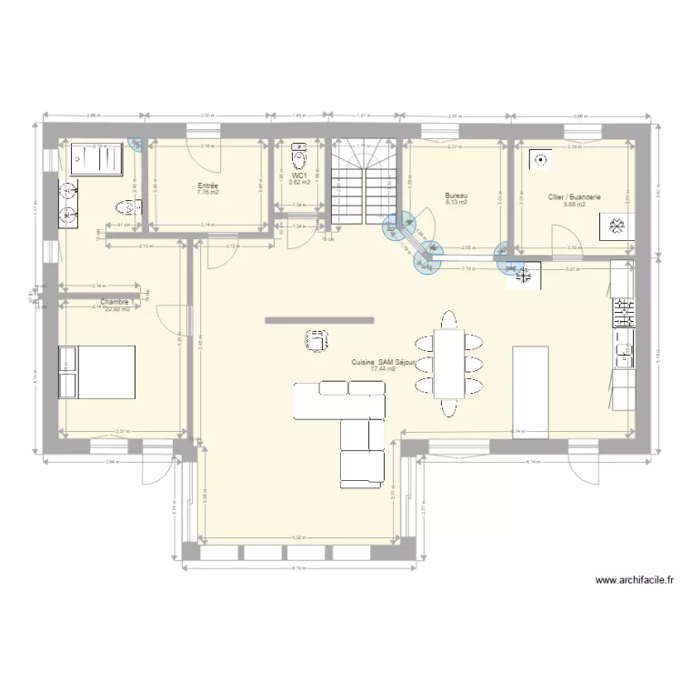 Maison Gan Kontio 1. Plan de Maison Gan Kontio 1. Plan de