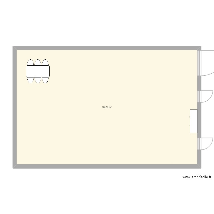 Camille. Plan de 1 pièce et 96 m2