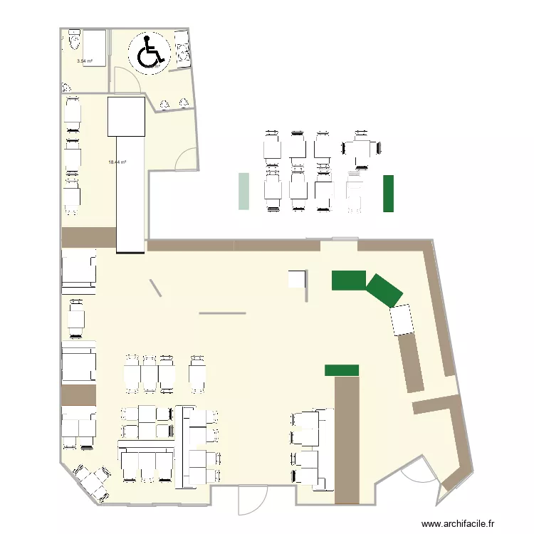 LES VOYAGEURS. Plan de 