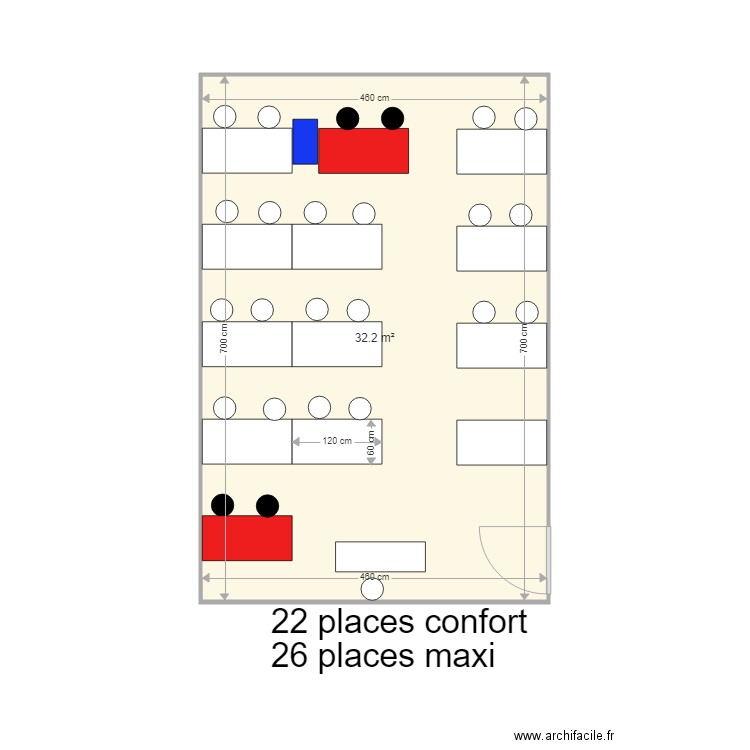 etsup Montsouris salle 10. Plan de 0 pièce et 0 m2