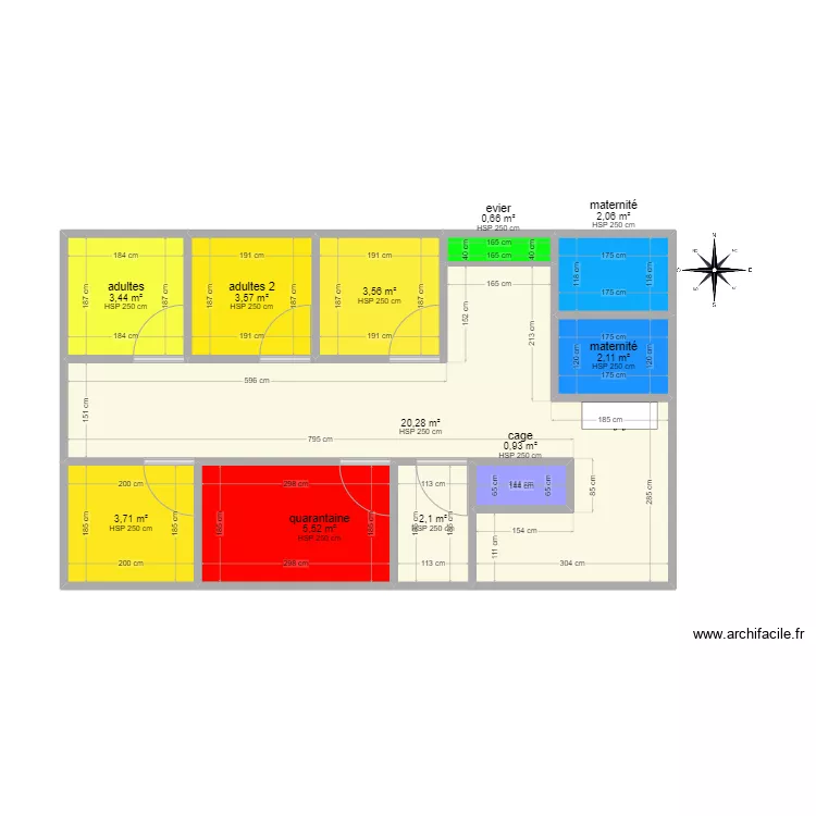 chatterie Remy. Plan de 