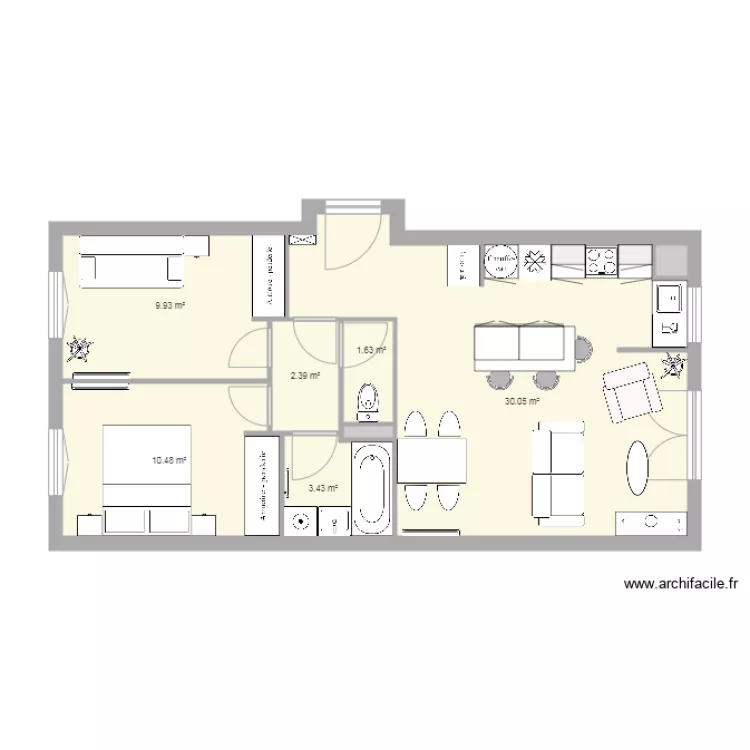 Plan H&eacute;l&egrave;ne. Plan de 