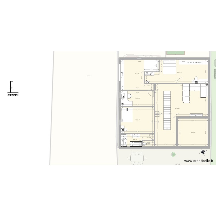 chemin des sicelles maelie. Plan de 15 pièces et 2018 m2