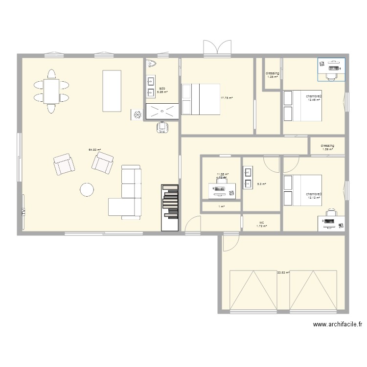 maison ossature bois definitif1. Plan de 0 pièce et 0 m2