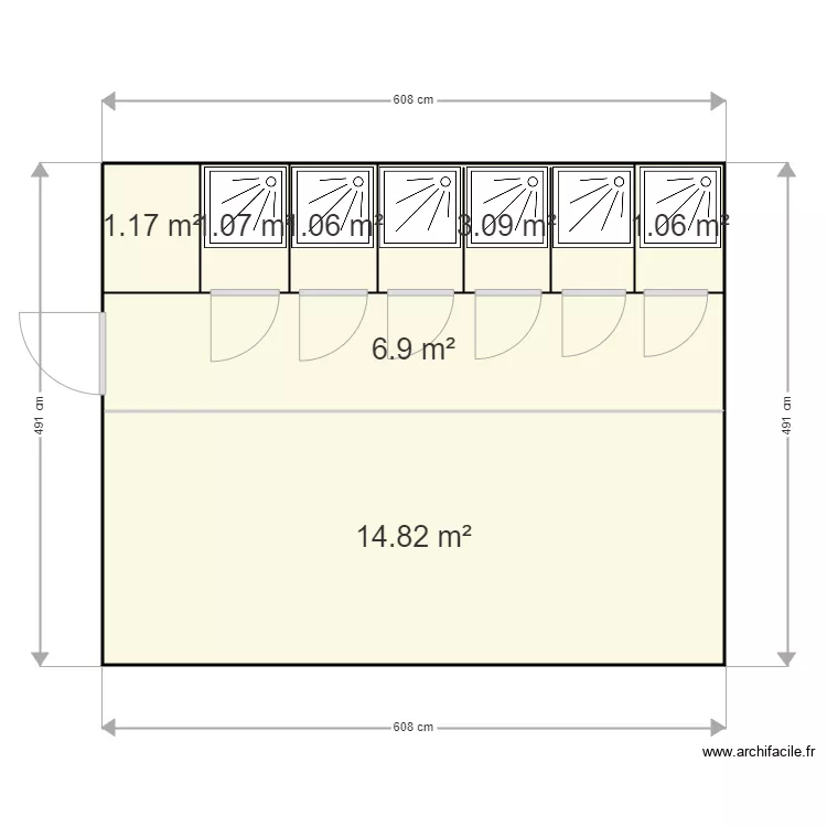 LOCAMUC 2 BOURG EN BRESSE. Plan de 
