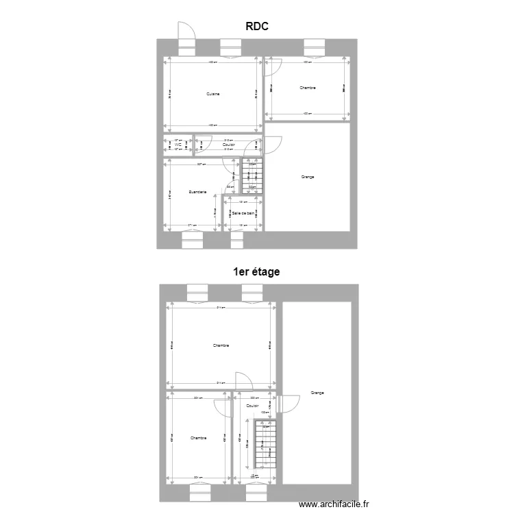 GIRAUDON Merle Leignac. Plan de 