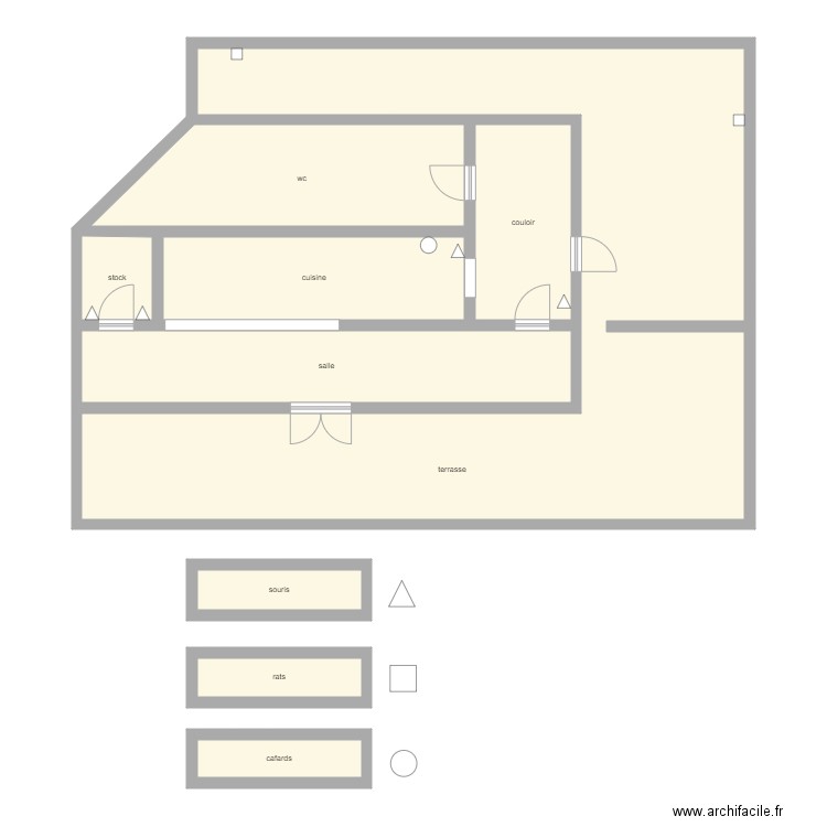 schuller grill. Plan de 9 pièces et 152 m2